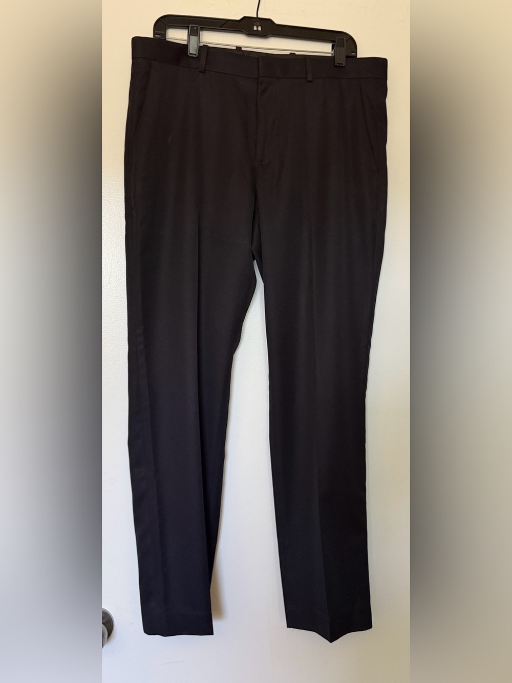 Perry Ellis Portfolio Modern Fit Black Dress Pants – 34x30